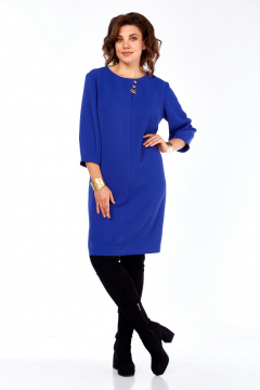 Платье Ольга Стиль С-983 васильковый - фото 2