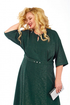 Платье VIA-Mod 675 изумруд - фото 4