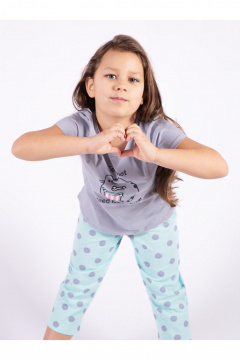 Капри, майка 8 Марта 132590-4С594Д40-146 серый - фото 5