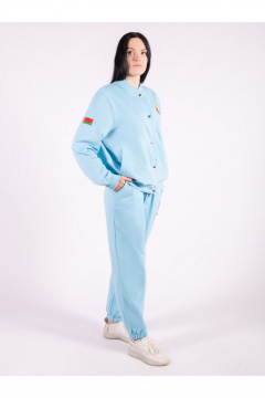 Бомбер, брюки 8 Марта 1119-4С5128Д40-170 голубой - фото 3