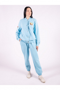Бомбер, брюки 8 Марта 1119-4С5128Д40-170 голубой - фото 1