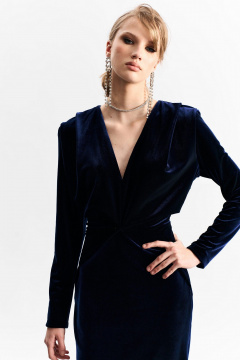 Платье MilMil 1273 темно-синий - фото 4