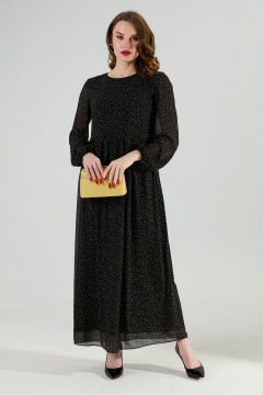 Платье NikVa 801-10 чёрный_горошек - фото 5