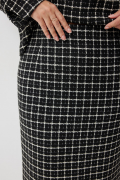 Блуза, юбка Elady 4665 черно-белый_клетка - фото 5