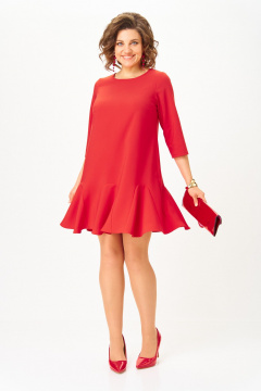 Платье Michel chic 2184 красный - фото 4