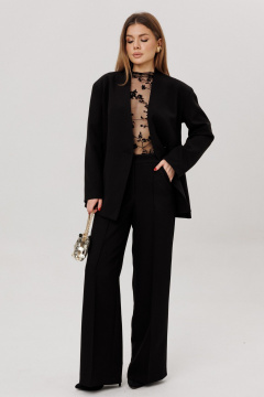 Брюки, жакет, лонгслив Amberа Style 3022 ченый - фото 5