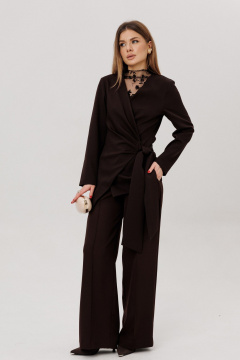 Брюки, жакет, лонгслив Amberа Style 3023 шоколад - фото 3