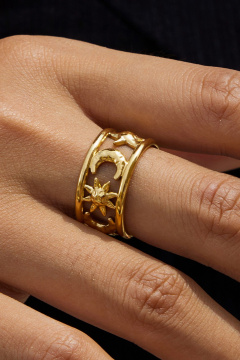 Кольцо Jewelry of Dreams BK0026 золото - фото 2