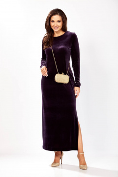 Платье Gizart 5339/1 баклажан - фото 4