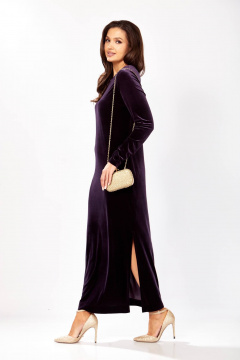 Платье Gizart 5339/1 баклажан - фото 3