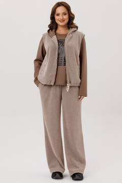 Брюки, джемпер, жилет INVITE 6125 капучино - фото 1