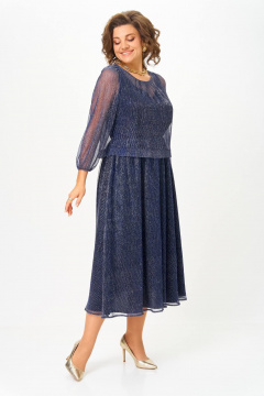 Платье Slaviaelit 562 св.синий - фото 5