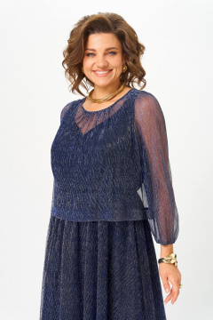 Платье Slaviaelit 562 св.синий - фото 3