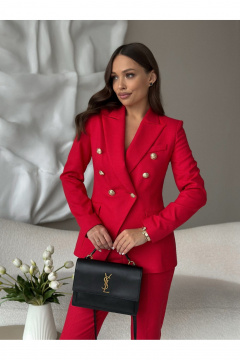 Брюки, жакет KORTNI 20Р13/5BR14 красный - фото 4