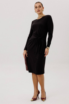 Платье с драпировкой и блестящим напылением женственное Fantazia Mod 4992 - фото 3