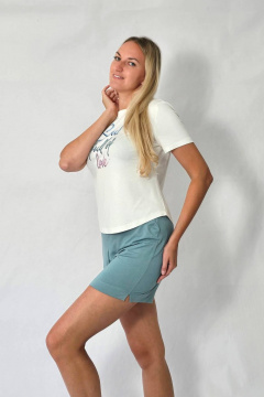 Майка, шорты Belarusachka С2004585 экрю - фото 3