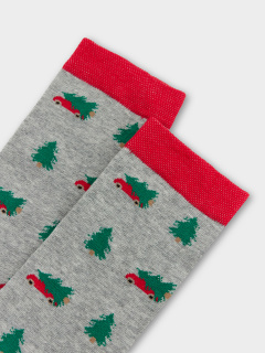 Носки Mark Formelle 017K-2977/24017K-2 серый_меланж_рис.2977 - фото 4