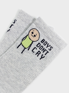 Носки Mark Formelle 107K-2732/24107K св.серый_меланж_рис.2732 - фото 4