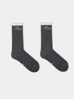 Носки Mark Formelle 107K-2910/24107K-1 т.серый_меланж_рис.2910 - фото 4