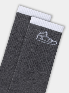 Носки Mark Formelle 107K-2910/24107K-1 т.серый_меланж_рис.2910 - фото 5