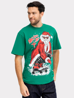 Футболка Mark Formelle 111846/22/3363П-0 зеленый_печать_3_сл_на_пол - фото 1