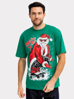 Футболка Mark Formelle 111846/22/3363П-0 зеленый_печать_3_сл_на_пол - фото 3