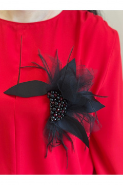 Блуза SK Brand SK7214 красный - фото 5