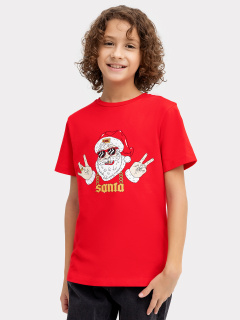 Футболка Mark Formelle 113379/24-26589П-0 красный_печать1_3_сл_на_пол_ТП - фото 3