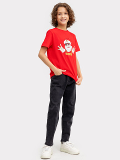 Футболка Mark Formelle 113379/24-26589П-0 красный_печать1_3_сл_на_пол_ТП - фото 4