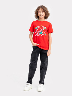 Футболка Mark Formelle 113379/24-27790П-0 красный_печать2_3_сл_на_пол_ТП - фото 4