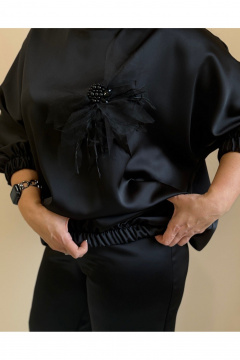 Блуза SK Brand SK7215 черный - фото 3