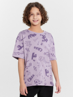 Футболка Mark Formelle 113384/24-27421П-0 текст_на_лаванде - фото 1