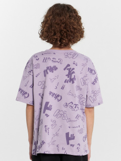 Футболка Mark Formelle 113384/24-27421П-0 текст_на_лаванде - фото 4
