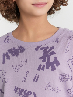 Футболка Mark Formelle 113384/24-27421П-0 текст_на_лаванде - фото 5