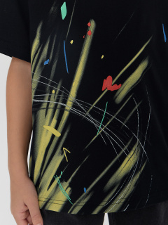 Футболка Mark Formelle 113433/25-38247П-0 черный_печать3_3_сл_на_пол_3_сл_на_ЛВ_рукаве_Д - фото 5