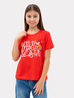 Футболка Mark Formelle 117835/24-27918П-0 красный_печать2_3_сл_на_пол_ТП - фото 1