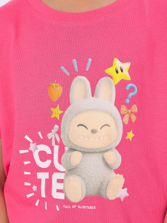 Футболка Mark Formelle 117835/25-39319П-0 маджента_печать - фото 5