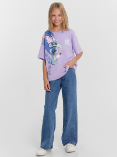 Футболка Mark Formelle 117843/24-27898П-0 св.лаванда_печать_3_сл_на_пол - фото 3