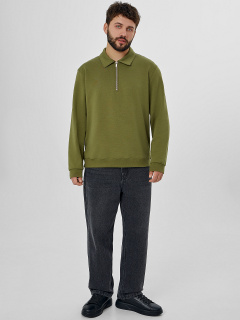 Свитшот Mark Formelle 121954/25-5046Ц-2 св.оливковый - фото 2