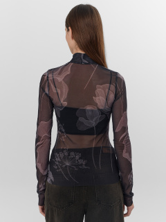 Джемпер Mark Formelle 122845/25-35774П-10 цветы_на_черном - фото 5