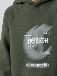 Худи Mark Formelle 123418/25-36580П-7П хаки_печать1_2_сл_на_пол - фото 3