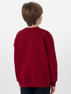 Свитшот Mark Formelle 123437/1/25-38108П-7П т.бордовый_печать_2_сл_на_пол - фото 2