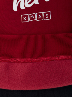 Свитшот Mark Formelle 123437/1/25-38109П-7П т.бордовый_печать_2_сл_на_пол - фото 4