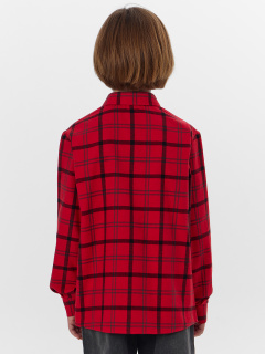 Рубашка Mark Formelle 123440/1/25-38111П-9-2 красно_черная_клетка_670_W_вышивка - фото 2