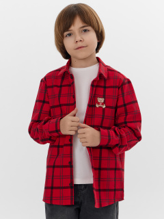 Рубашка Mark Formelle 123440/1/25-38111П-9-2 красно_черная_клетка_670_W_вышивка - фото 5