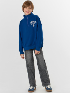 Свитшот Mark Formelle 123472/25-34864П-7 сапфировый_печать_1_сл_на_пол_1сл_на_пол - фото 3