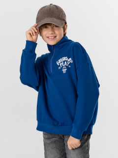 Свитшот Mark Formelle 123472/25-34866П-7 сапфировый_печать_1_сл_на_пол_1сл_на_пол - фото 5