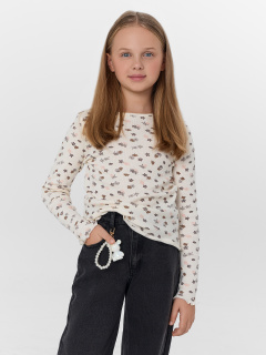 Джемпер Mark Formelle 127885/25-37031П-1 цветочки_на_молочном - фото 3