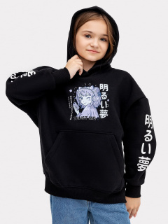 Худи Mark Formelle 127886-1/22/24321П-7П черный_печать_2_сл_на_пол_1_сл_ПР_рукав_1_сл_ЛВ_ - фото 3