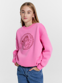 Свитшот Mark Formelle 127897/1/24-30180П-7П розовое_сияние_печать_3_сл_на_пол - фото 1